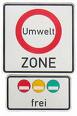 Fahrverbot ohne Plakette • zákaz jízdy bez známky • driving restriction without badge
